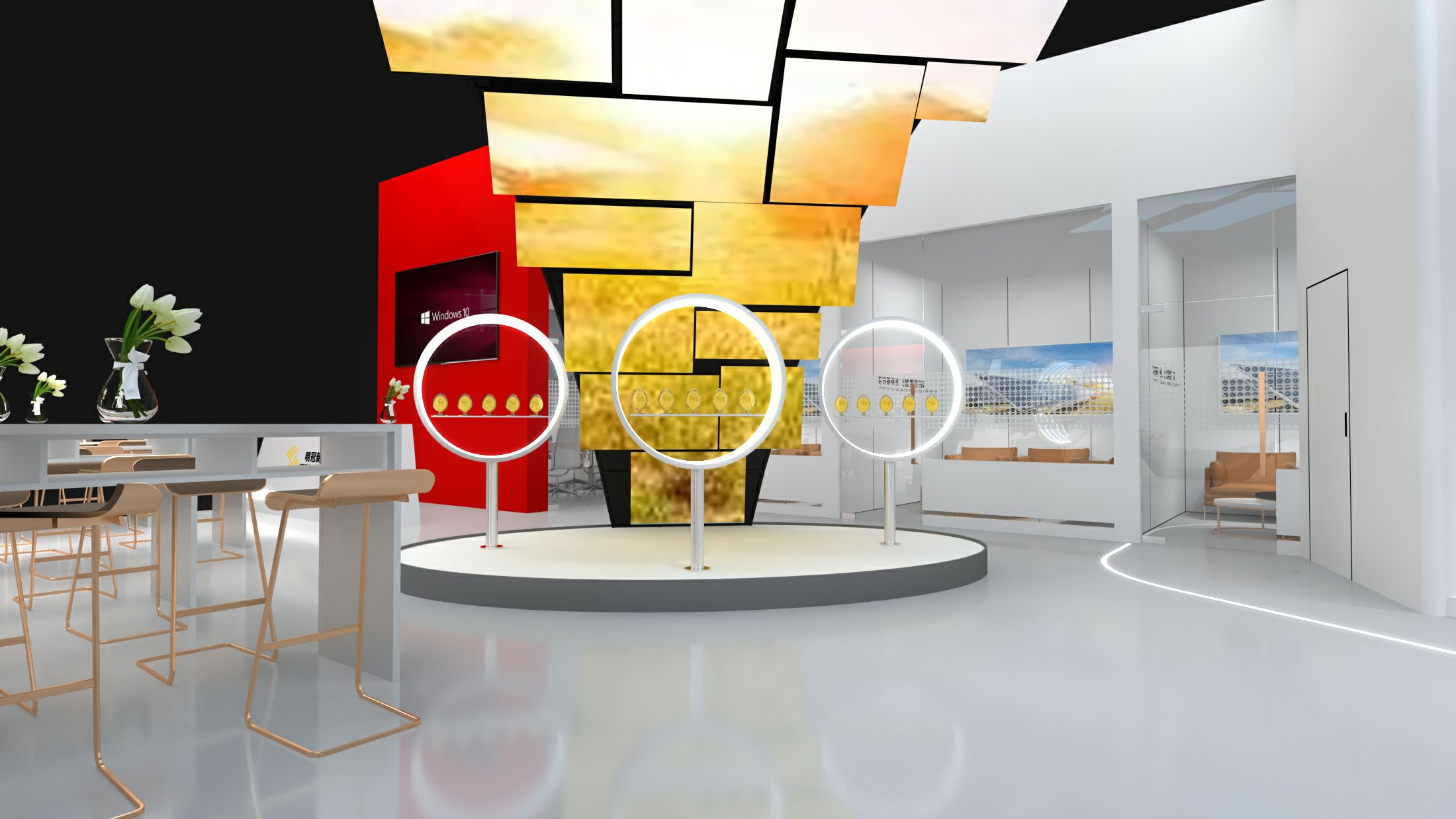 明冠新材展位設(shè)計(jì)搭建突顯科技，在2022光伏展上呈現(xiàn)更多研發(fā)成果